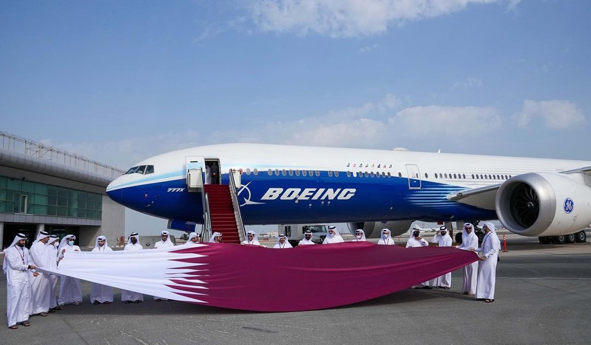 Qatar Airways Welcomes First Boeing B777-9 Aircraft to Doha